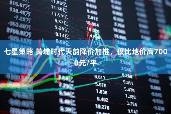 七星策略 黄埔时代天韵降价加推，仅比地价高7000元/平