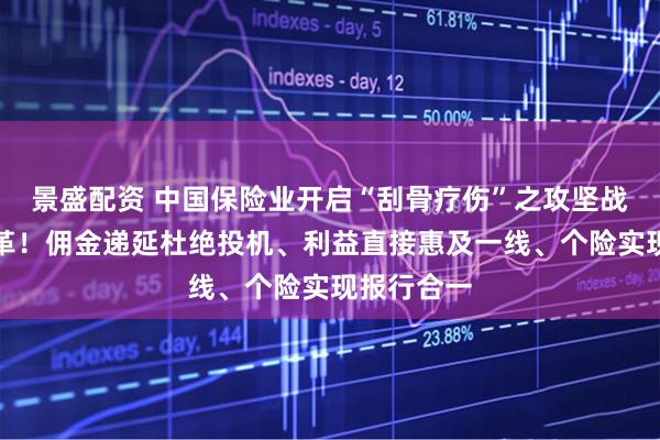 景盛配资 中国保险业开启“刮骨疗伤”之攻坚战：重磅改革！佣金递延杜绝投机、利益直接惠及一线、个险实现报行合一
