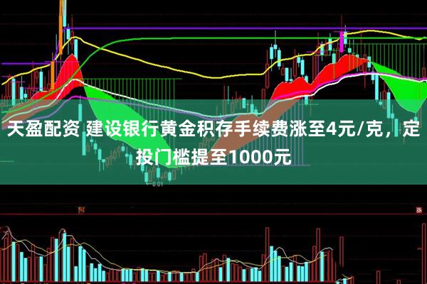 天盈配资 建设银行黄金积存手续费涨至4元/克，定投门槛提至1000元
